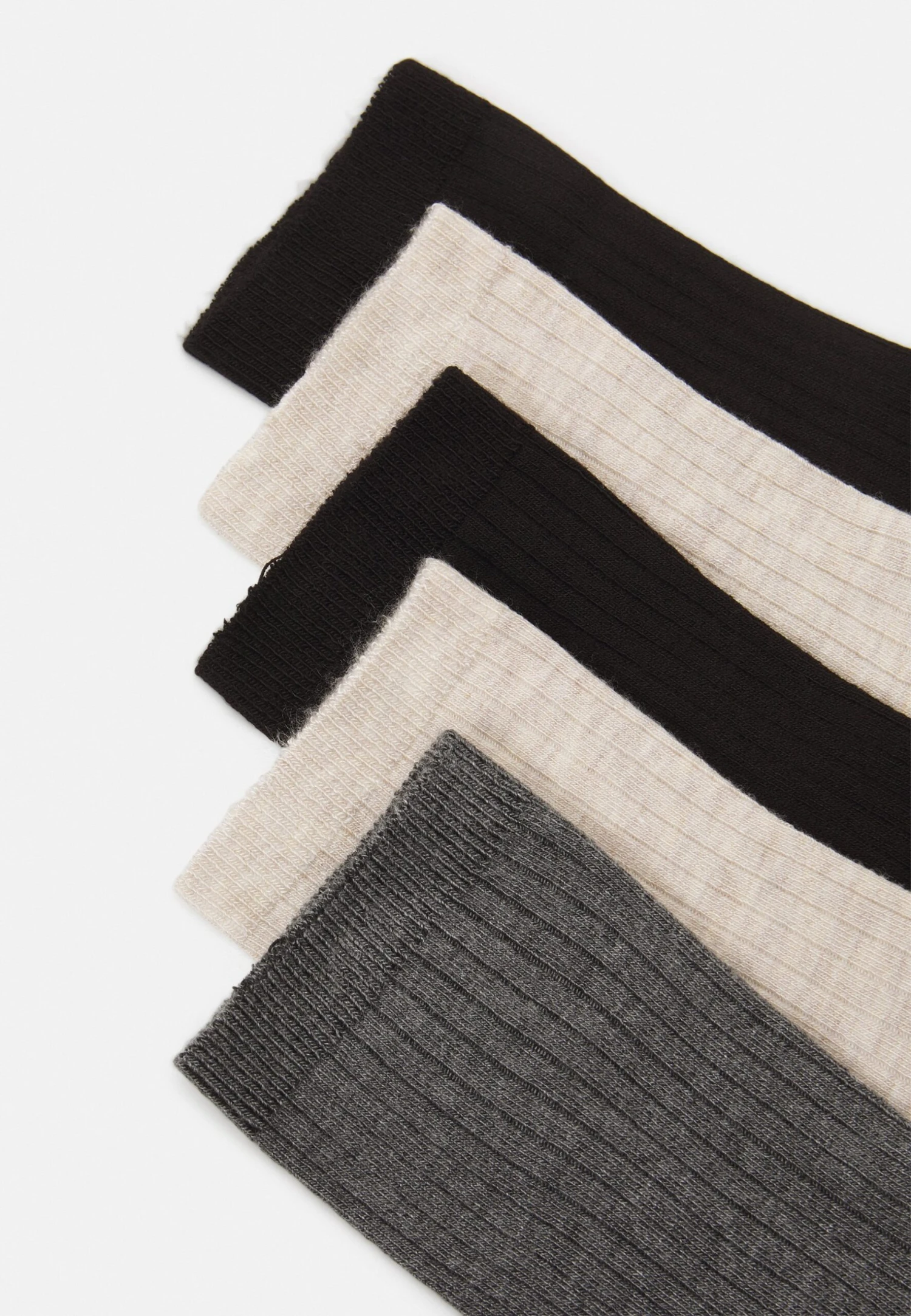 Anna Field 5 Pack - Sokken - Beige/Black/Grey - Image 2