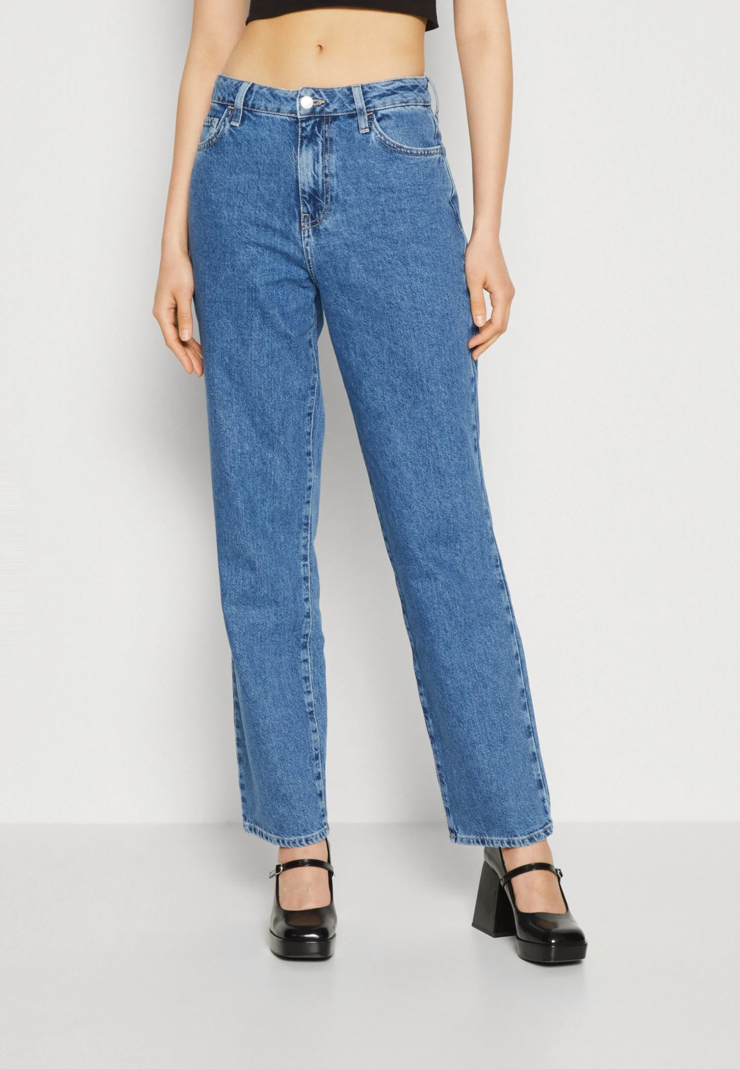 Even&Odd Straight Leg Jeans - Blue Denim