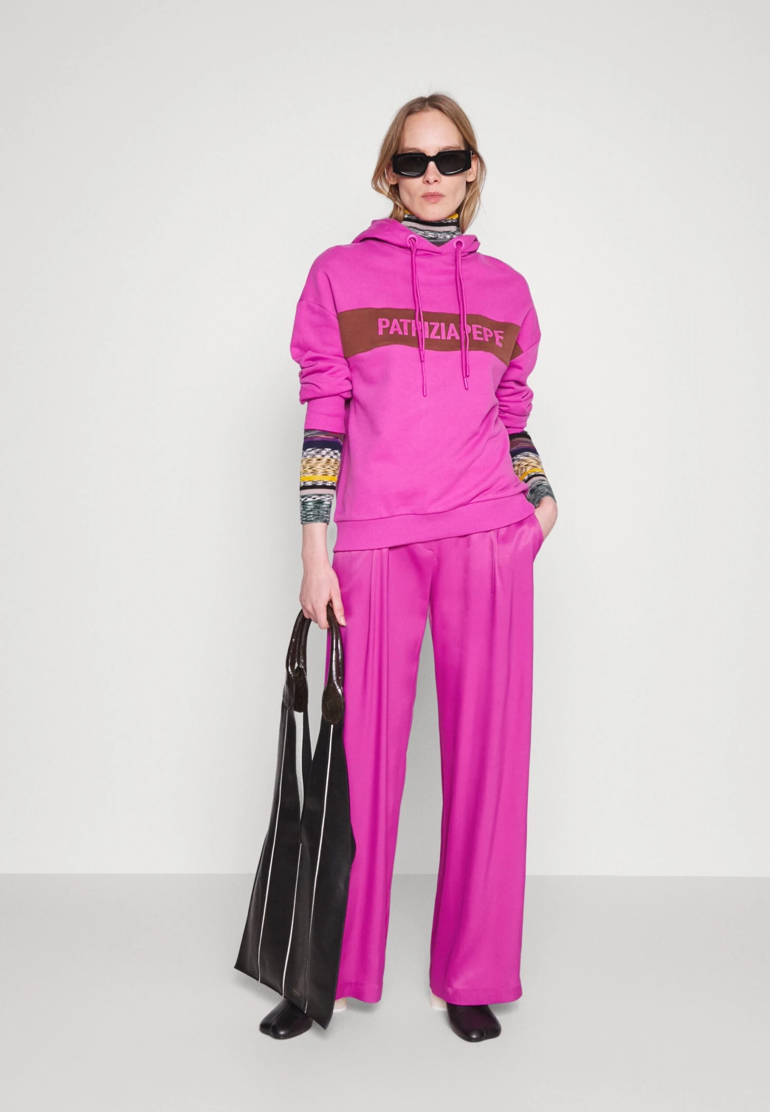 Patrizia Pepe Pantaloni Trousers - Broek - Orchid Purple - Image 2