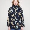 Marimekko Magna Unikko Coat - Parka - Dark Blue, Light Yellow