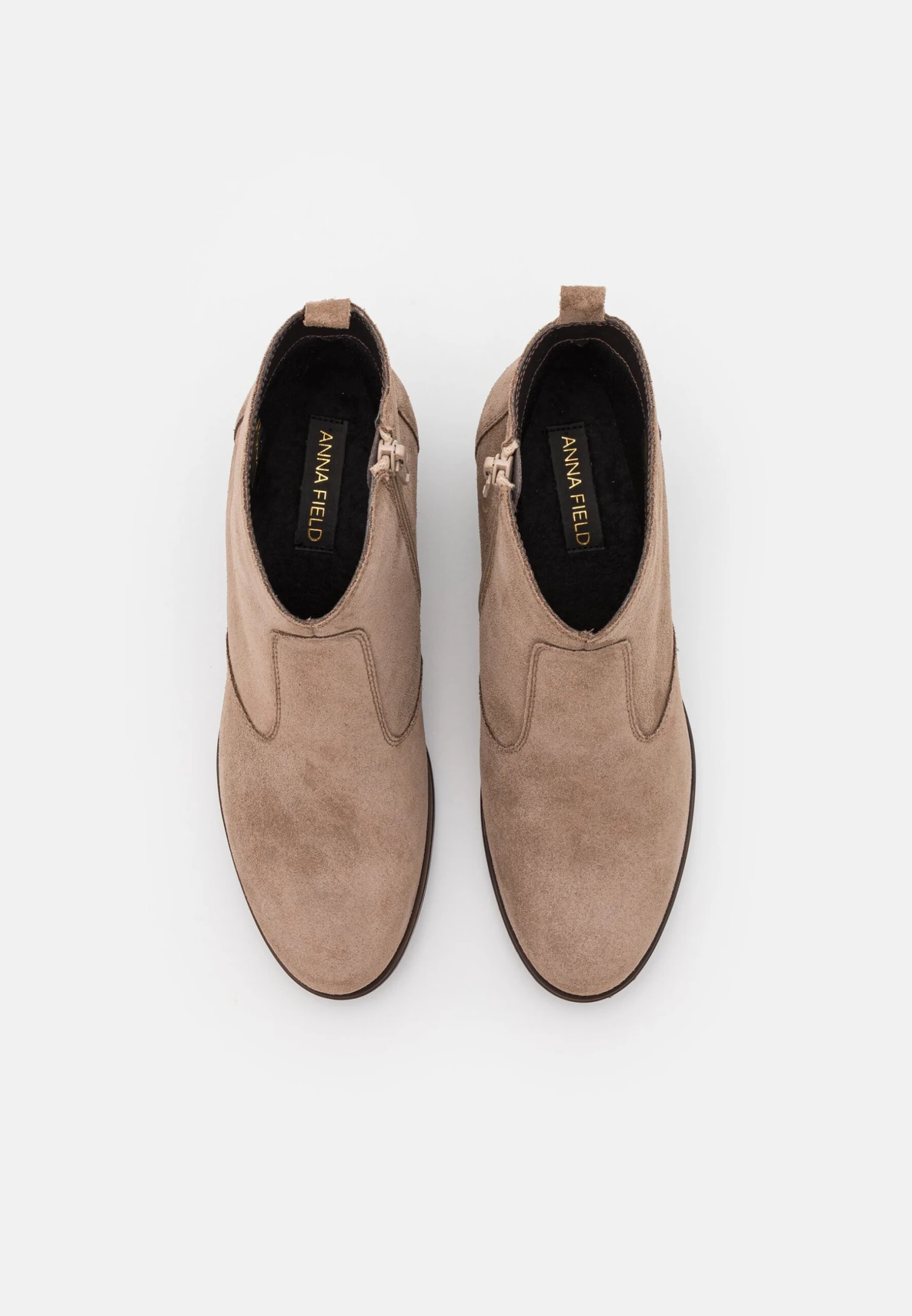 Leather - Cowboy-/Bikerlaarsjes - Taupe - Image 6