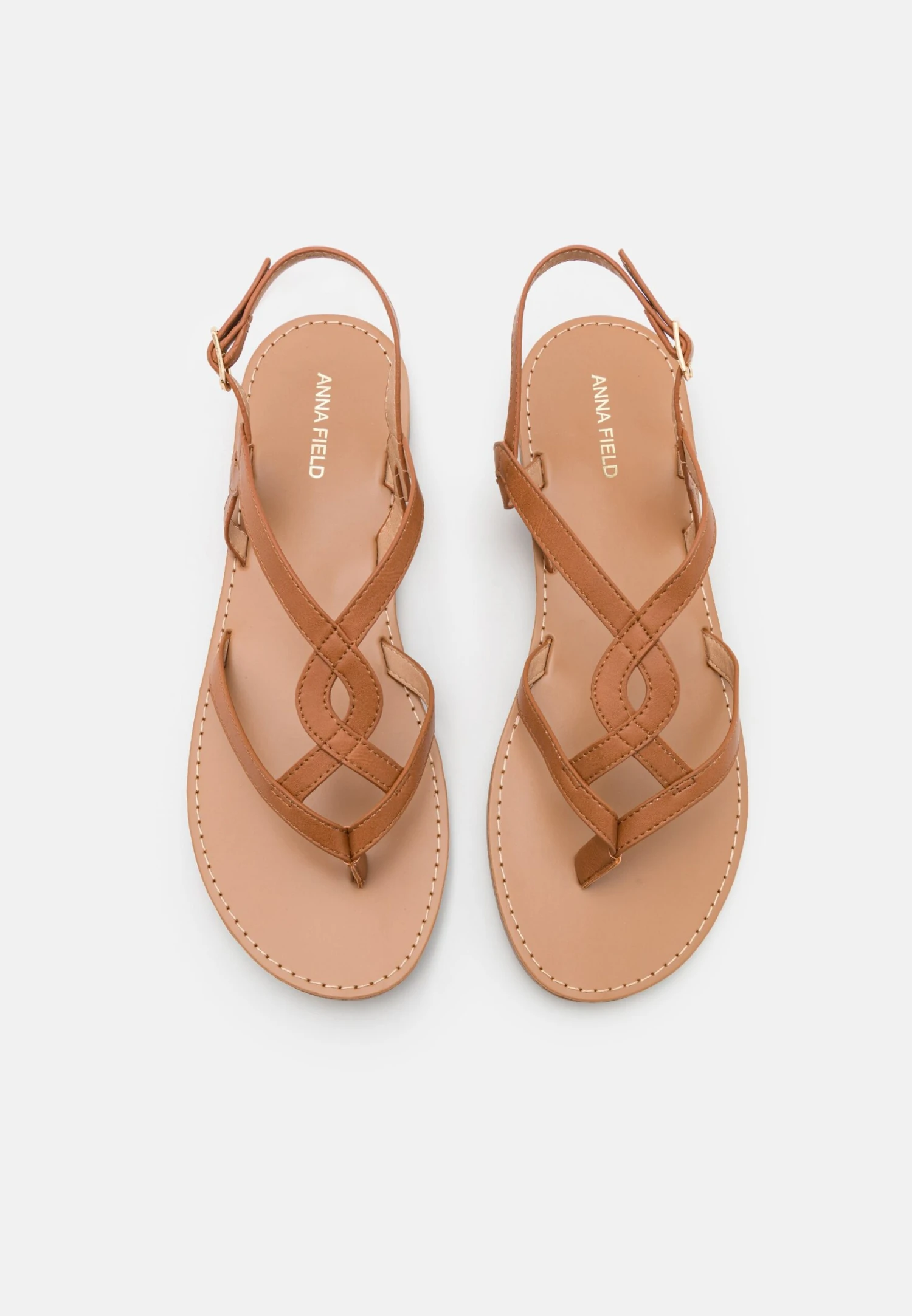 Anna Field Teensandalen - Cognac - Image 6