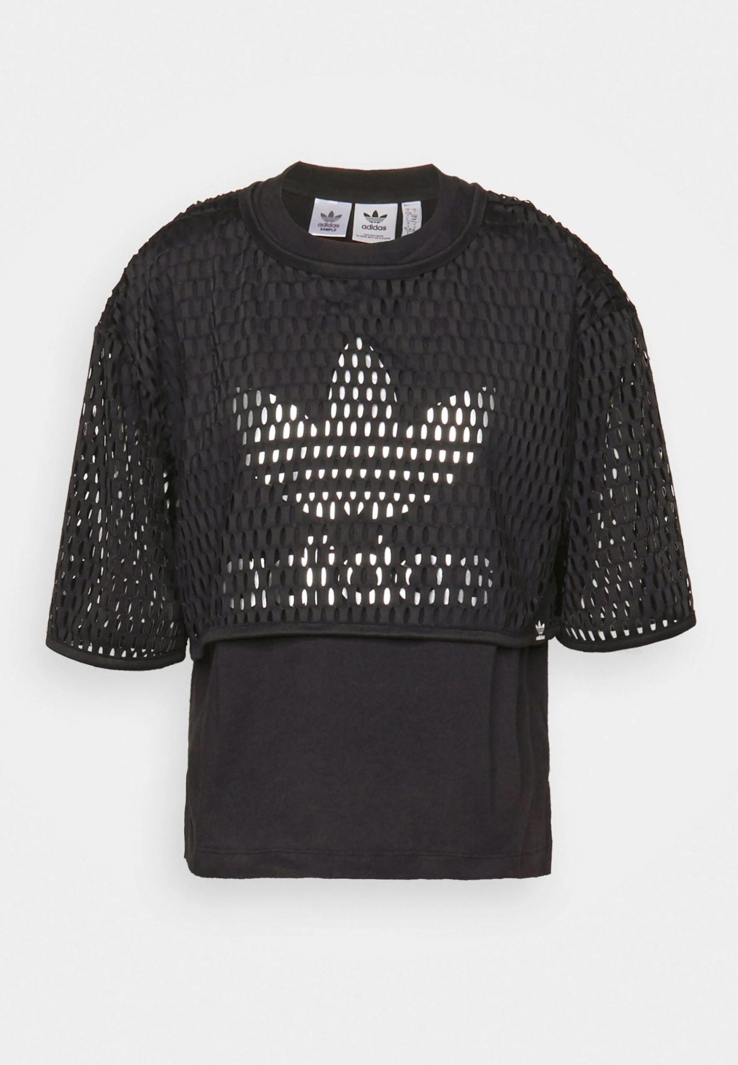 Adidas Originals Big Logo Tee 2 In 1 - T-Shirt Print - Black - Image 8