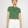 MAX & Co. Collier - T-Shirt Print - Green