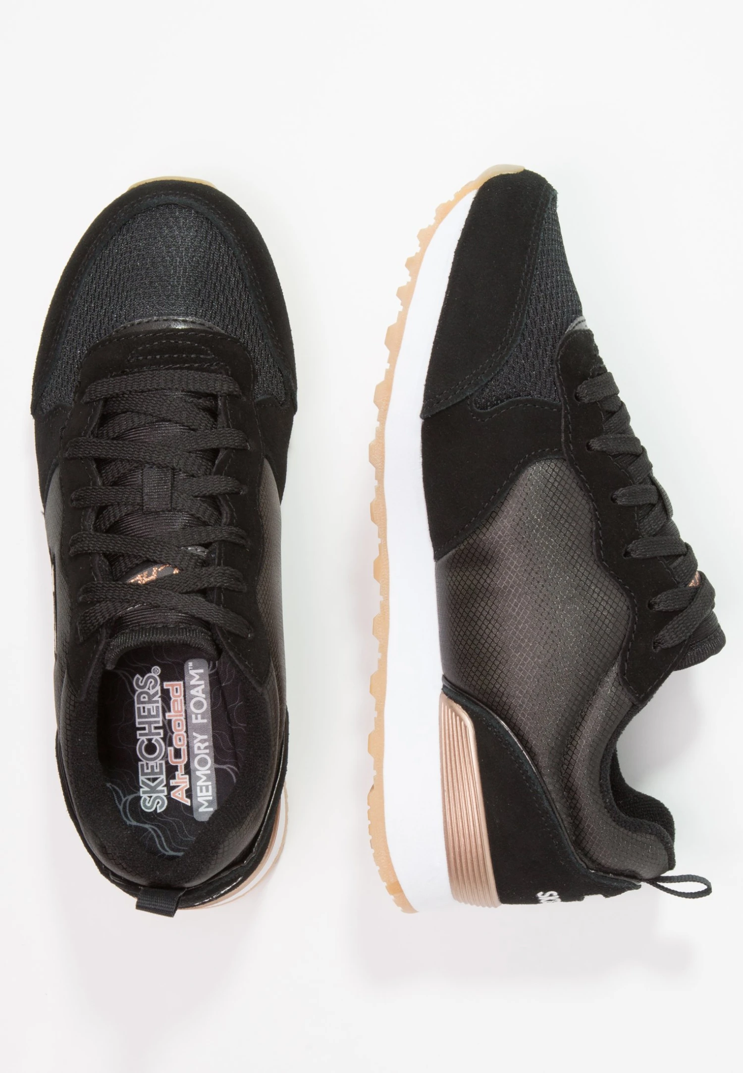 Skechers Sneakers Laag - Black /Rose Gold - Image 3