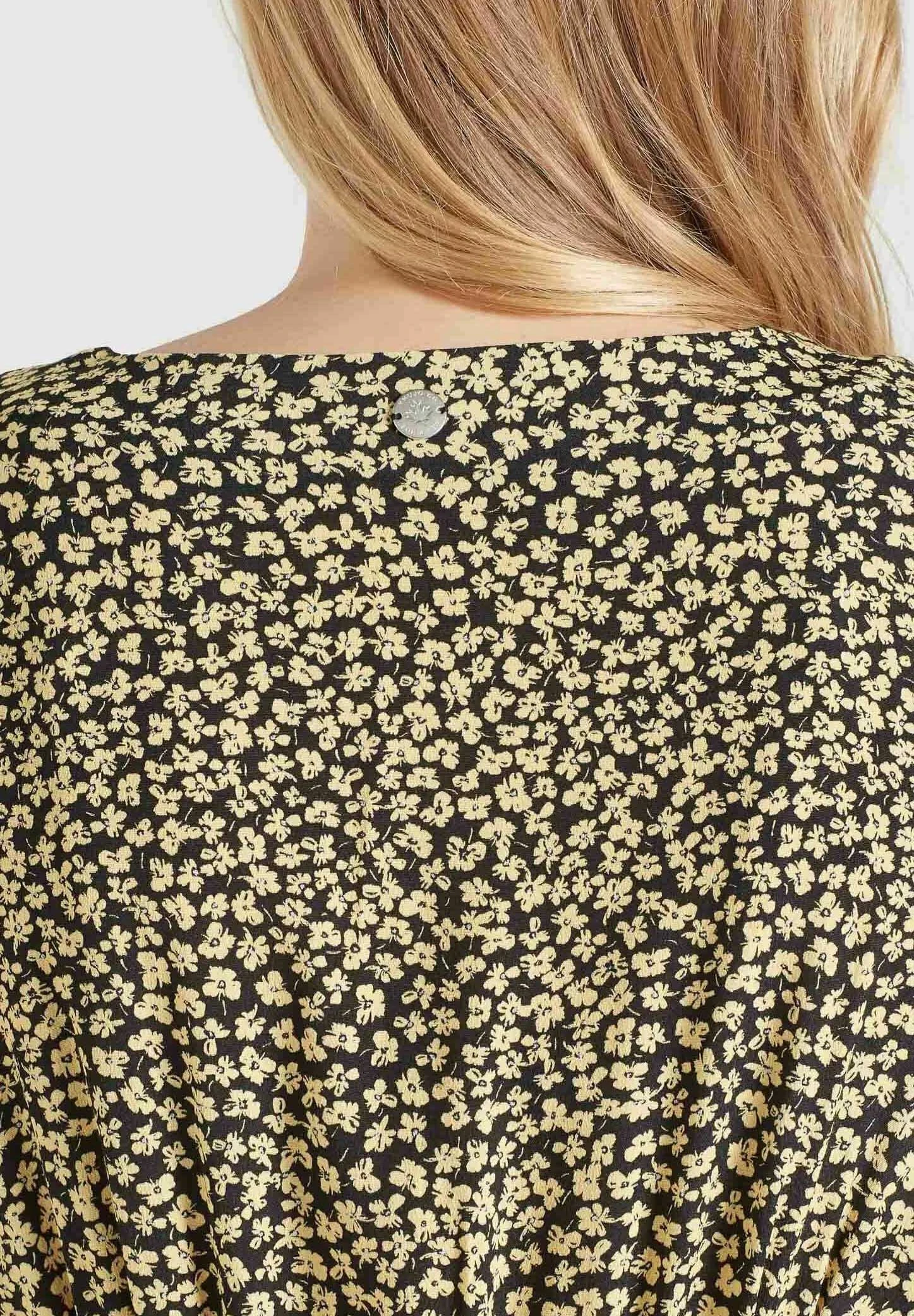 Khujo Borgia - Jumpsuit - Schwarz-Gelb Geblümt - Image 6