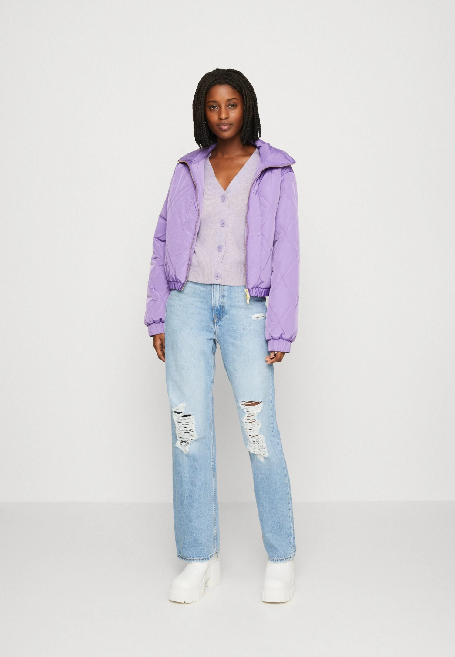 Noisy May Ziggy Quilt - Bomberjacks - Paisley Purple - Image 2