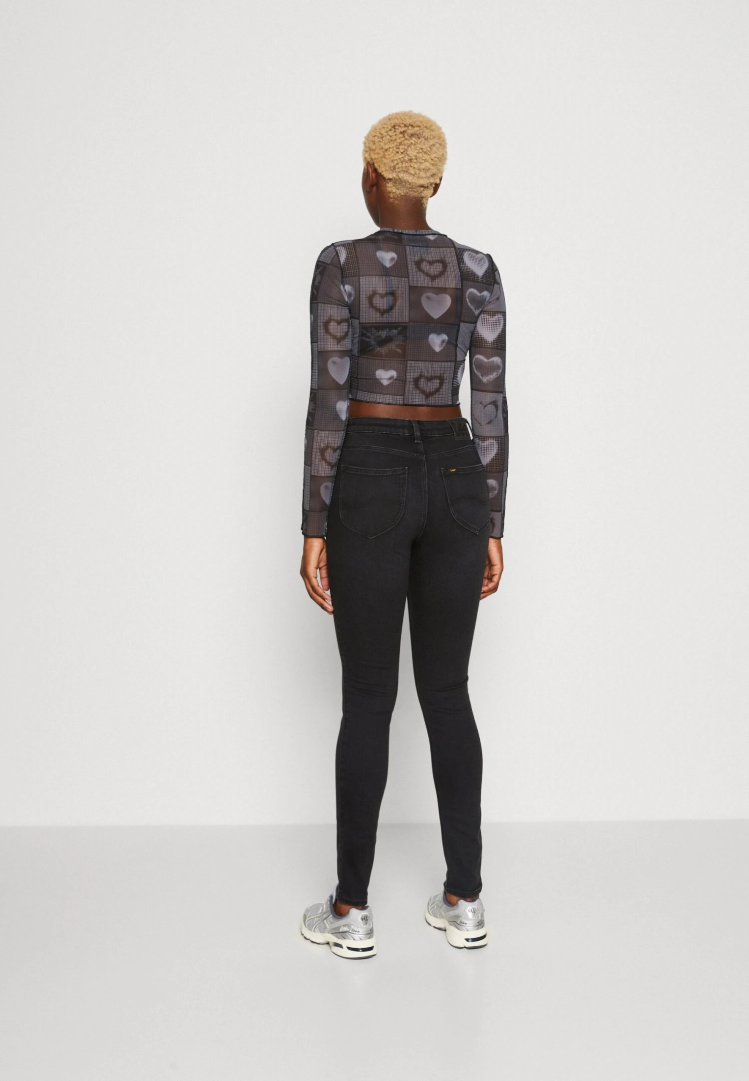 Lee Scarlett High - Jeans Skinny Fit - Tingled Black - Image 3