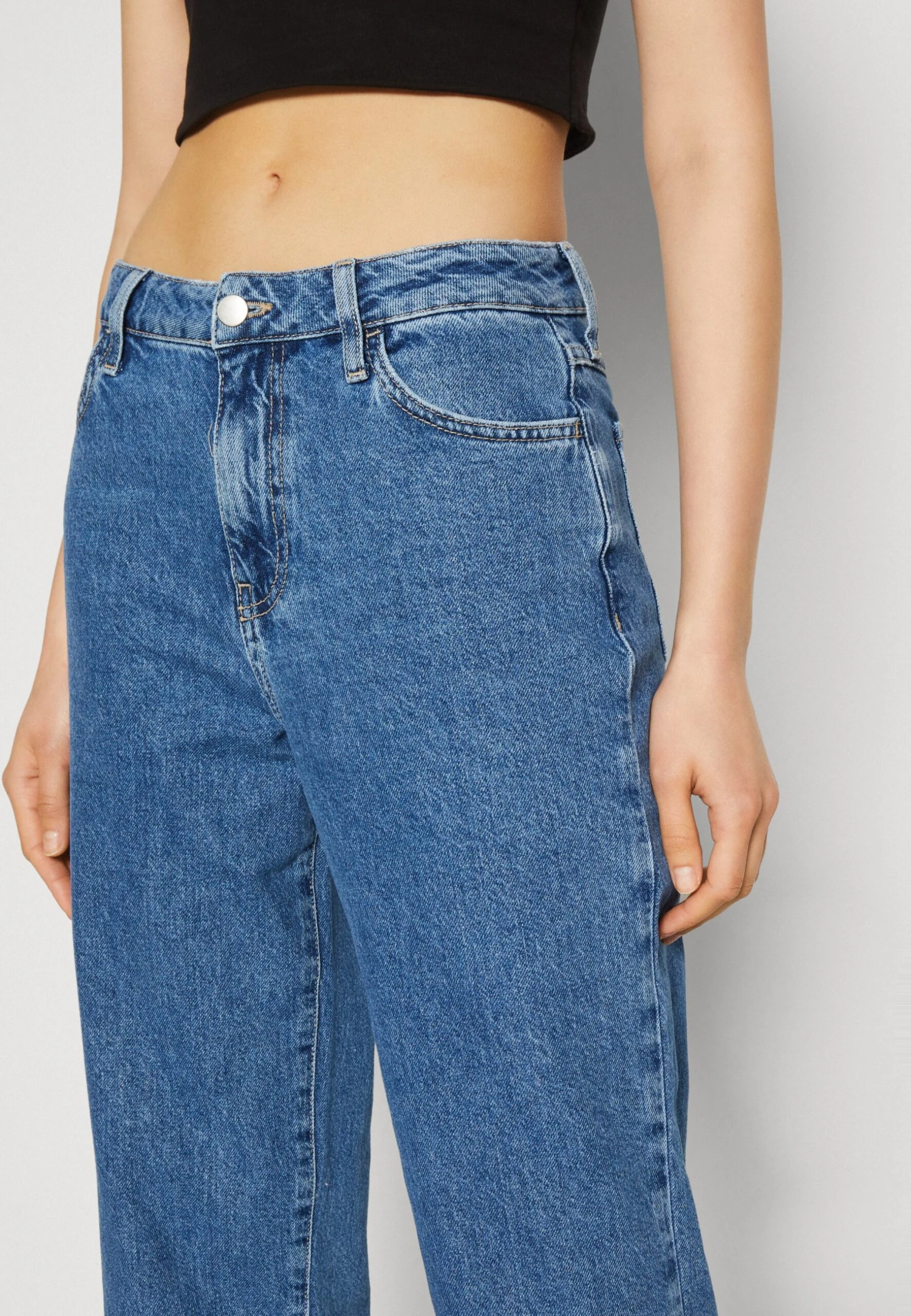Even&Odd Straight Leg Jeans - Blue Denim - Image 4