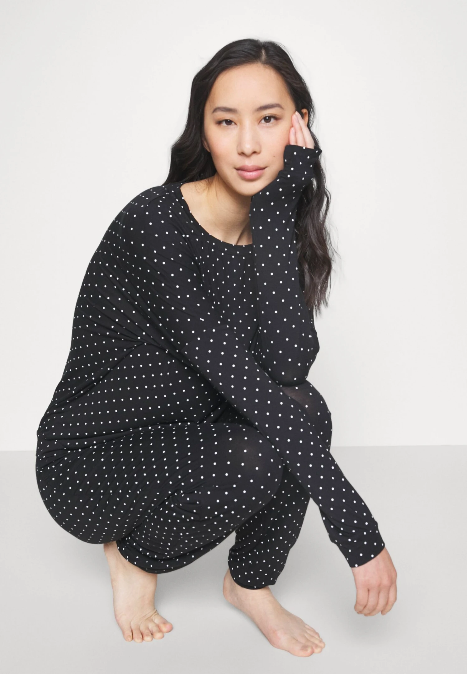 Anna Field Pyjama - Black/White - Image 4