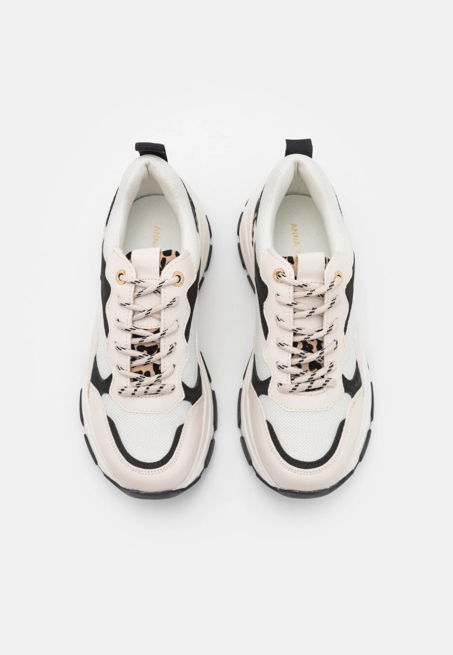 Anna Field Sneakers Laag - Black/Beige - Image 6