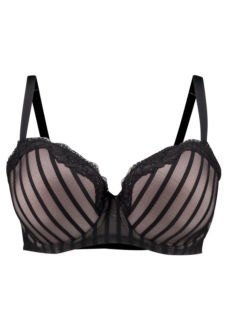 City Chic Fifi Bra - Beugel Bh - Black/Latte - Image 5