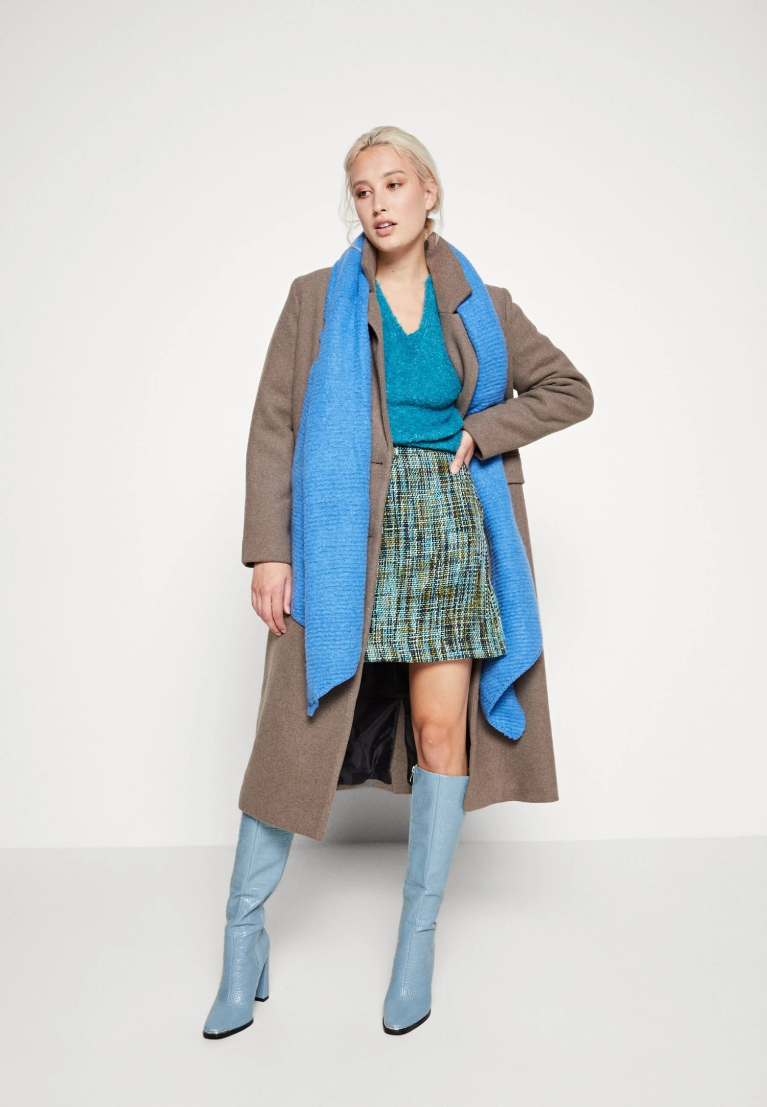 Vero Moda Vmvenetavega Long Wool Coat - Mantel - Chocolate Chip/Solid - Image 2