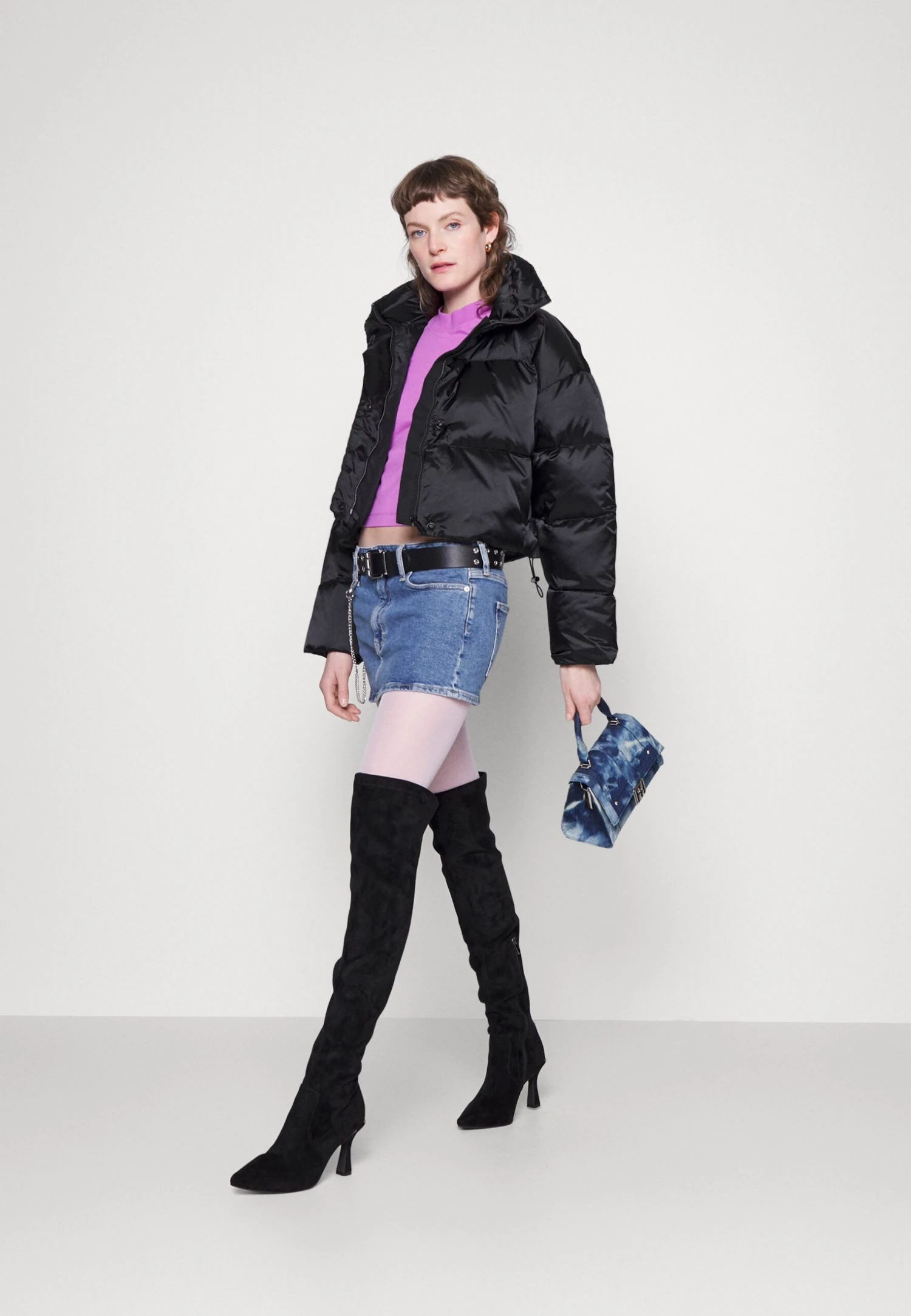 Calvin Klein Shine Puffer Down Coat - Gewatteerde Jas - Black - Image 4