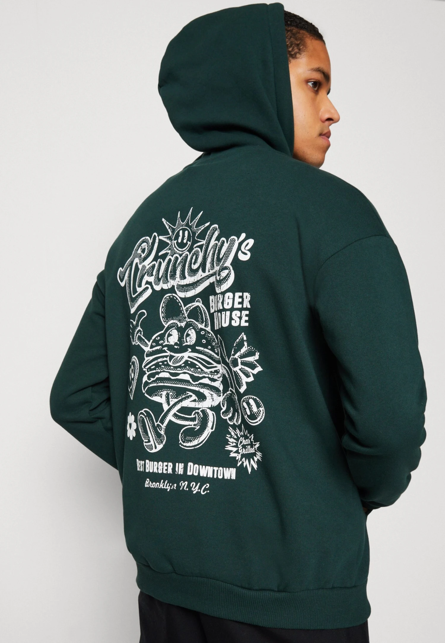 YOURTURN Unisex - Hoodie - Green - Image 4