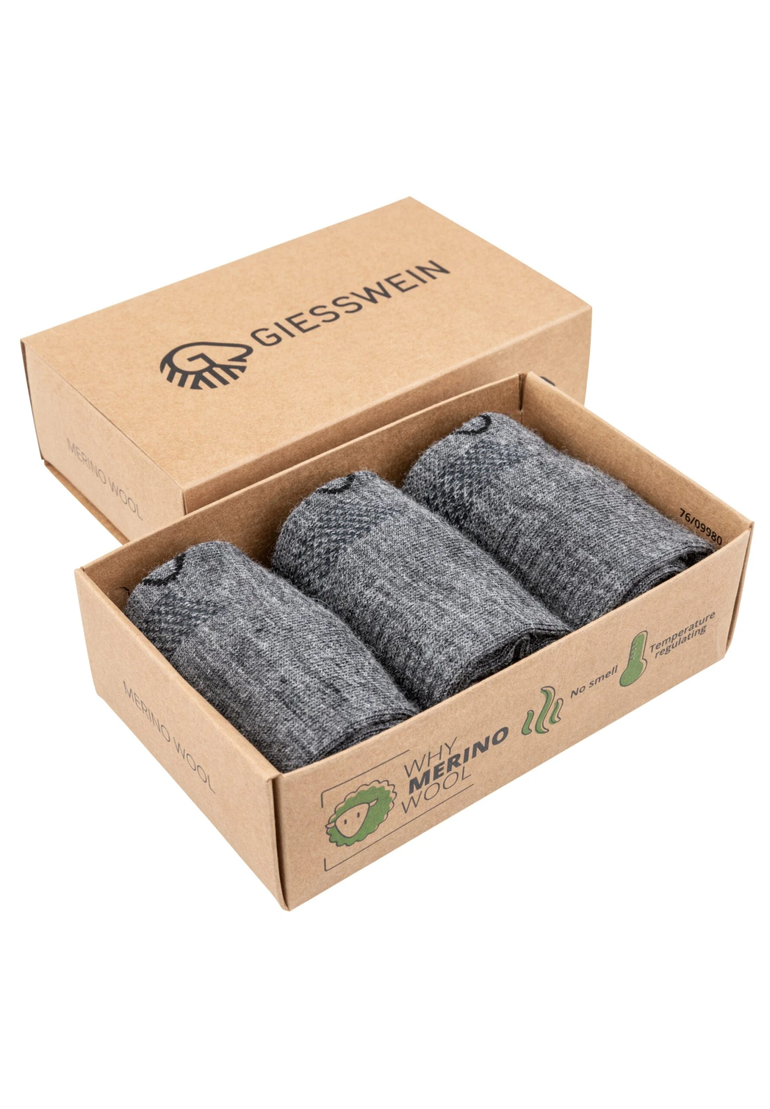 Giesswein Merino Wool Sneaker Socks 3Er-Pack - Sokken - Schiefer - Image 7