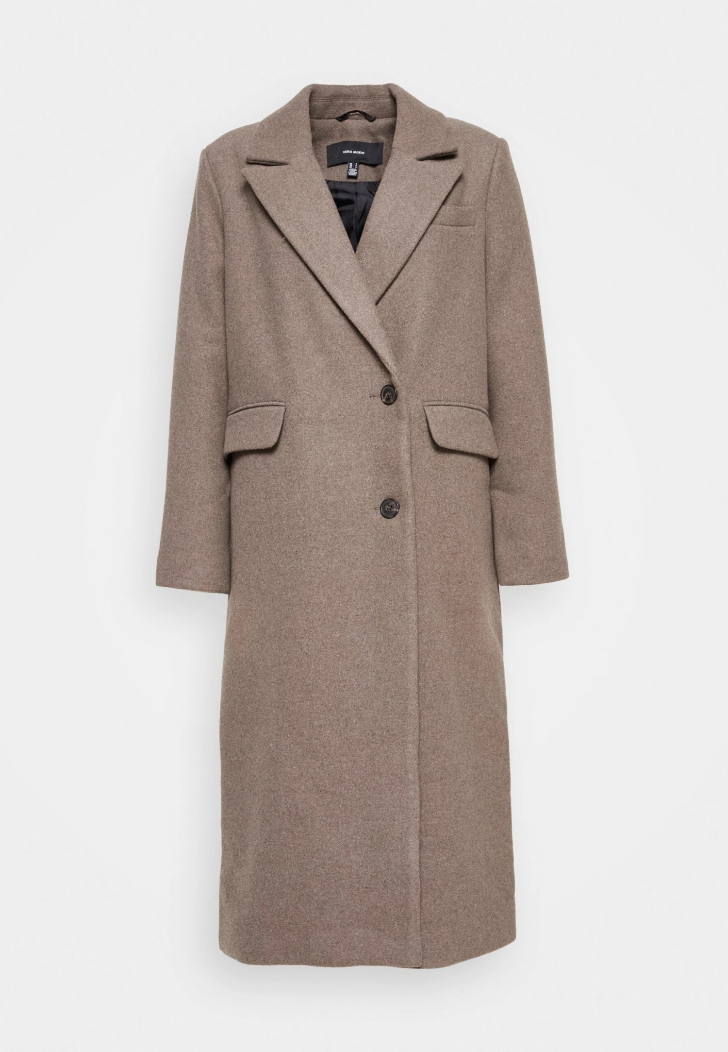 Vero Moda Vmvenetavega Long Wool Coat - Mantel - Chocolate Chip/Solid - Image 5