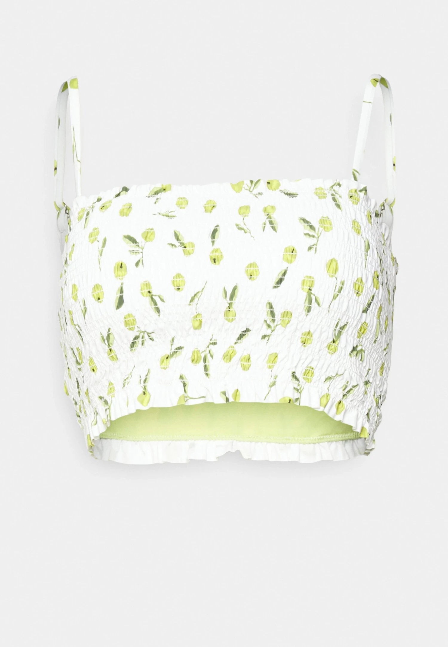 Seafolly Summer Crush Shirred Long Line Bandeau - Bikinitop - Off-White - Image 5