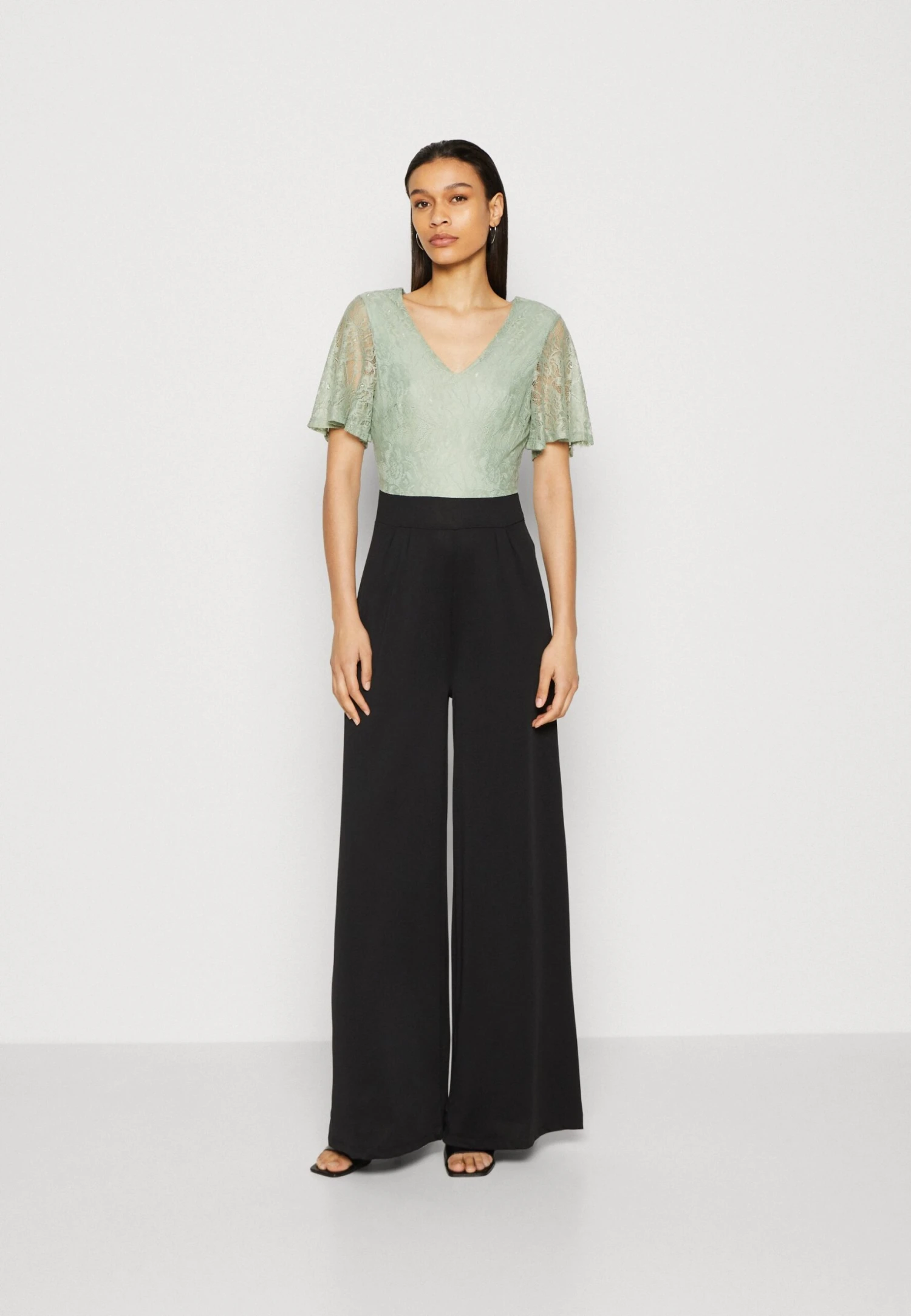 Anna Field Jumpsuit - Light Green/Black