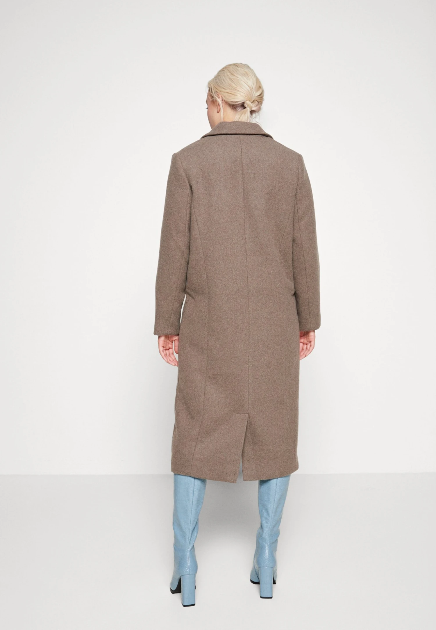 Vero Moda Vmvenetavega Long Wool Coat - Mantel - Chocolate Chip/Solid - Image 3