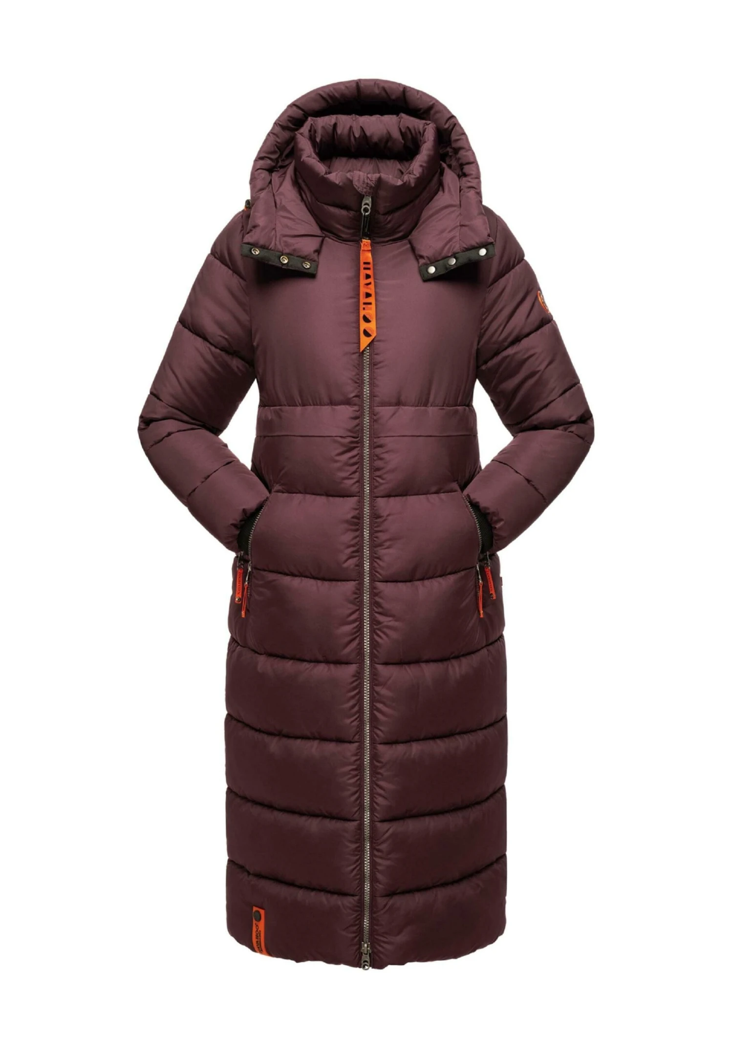 Navahoo Kristallblume - Winterjas - Dark Red Melange - Image 5