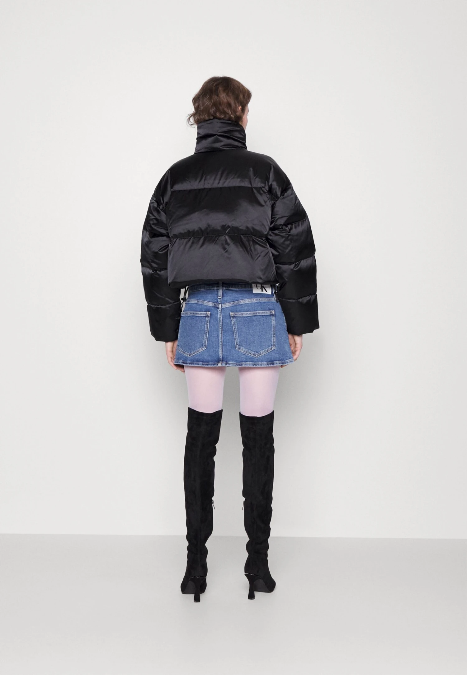 Calvin Klein Shine Puffer Down Coat - Gewatteerde Jas - Black - Image 3