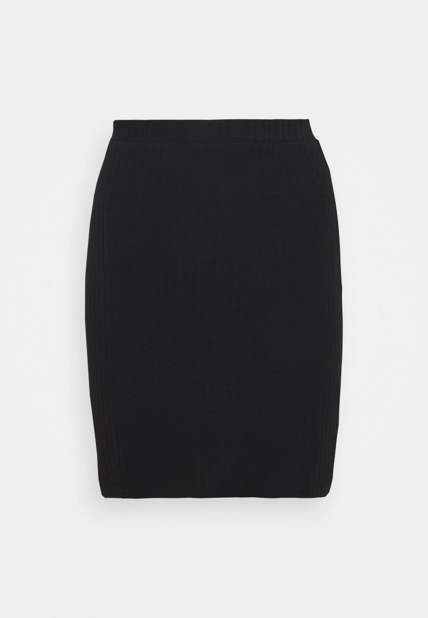 Even&Odd Basic Mini Ribbed Skirt - Kokerrok - Black - Image 5
