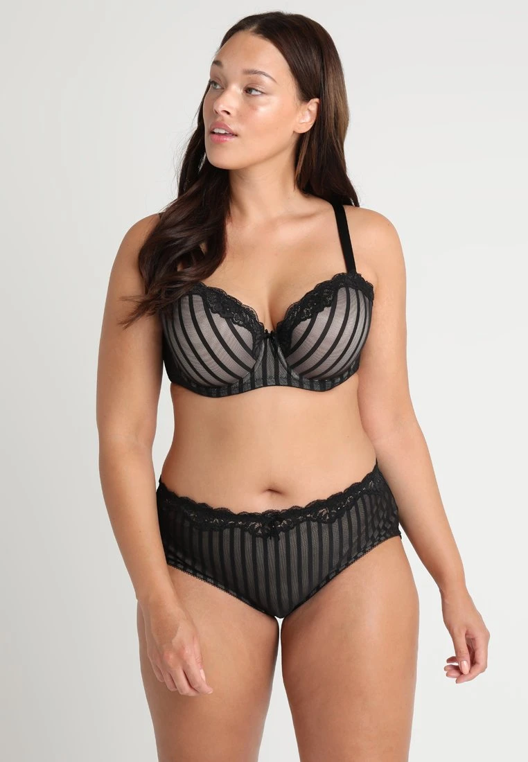 City Chic Fifi Bra - Beugel Bh - Black/Latte - Image 2