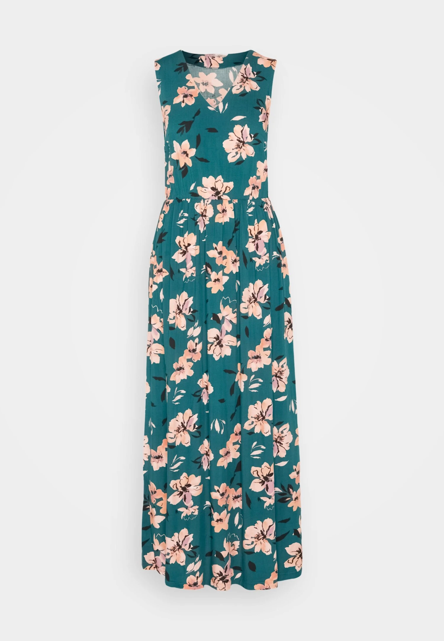 Anna Field Maxi-Jurk - Dark Green/Pink - Image 5