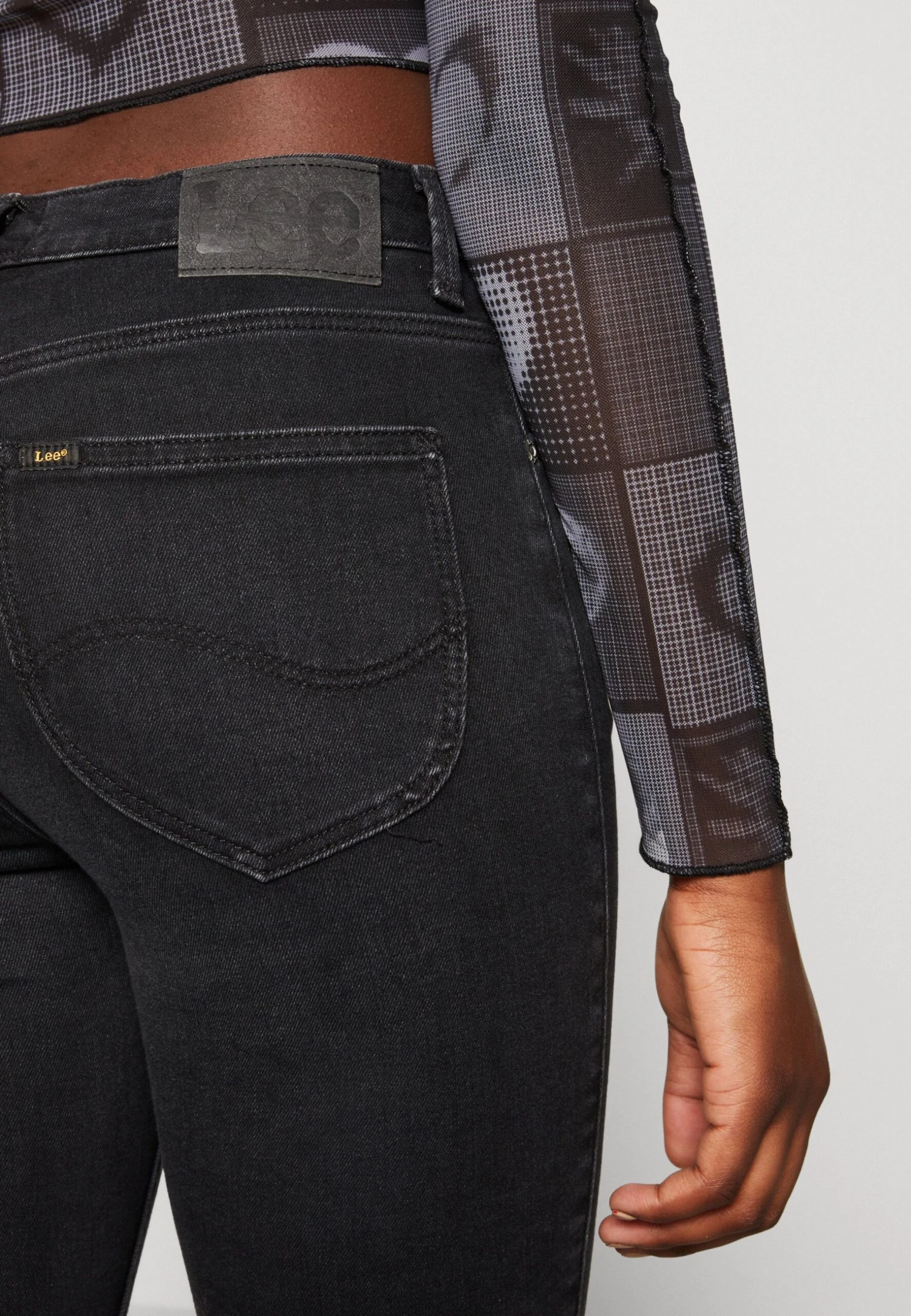 Lee Scarlett High - Jeans Skinny Fit - Tingled Black - Image 4