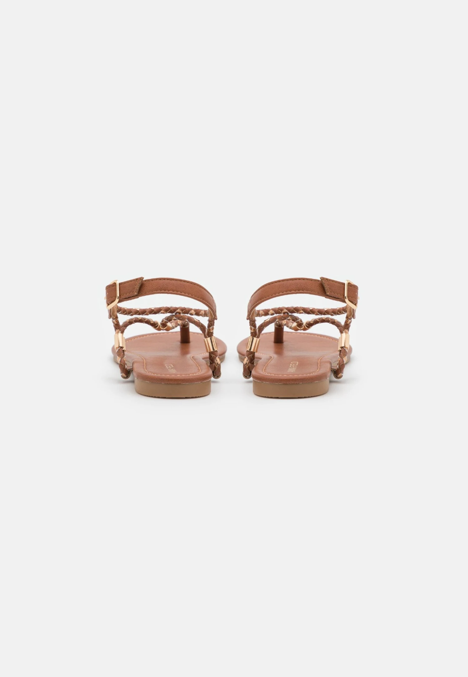 Anna Field Teensandalen - Cognac/Gold - Image 4
