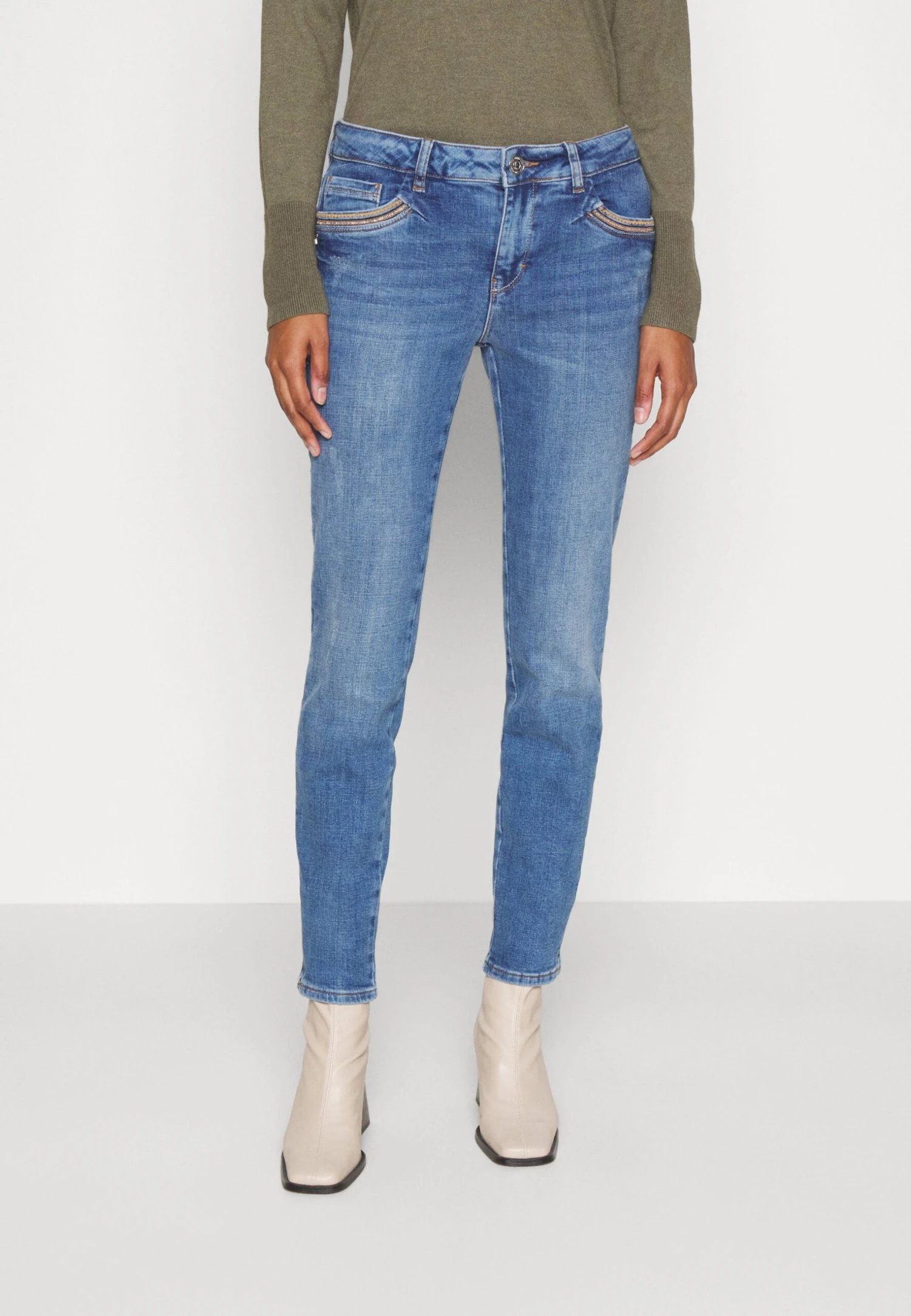 Mos Mosh Sumner Vivid - Slim Fit Jeans - Blue - Image 3