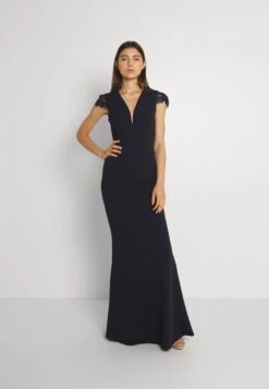Wal G Sammy Maxi Dress - Jerseyjurk - Navy Blue