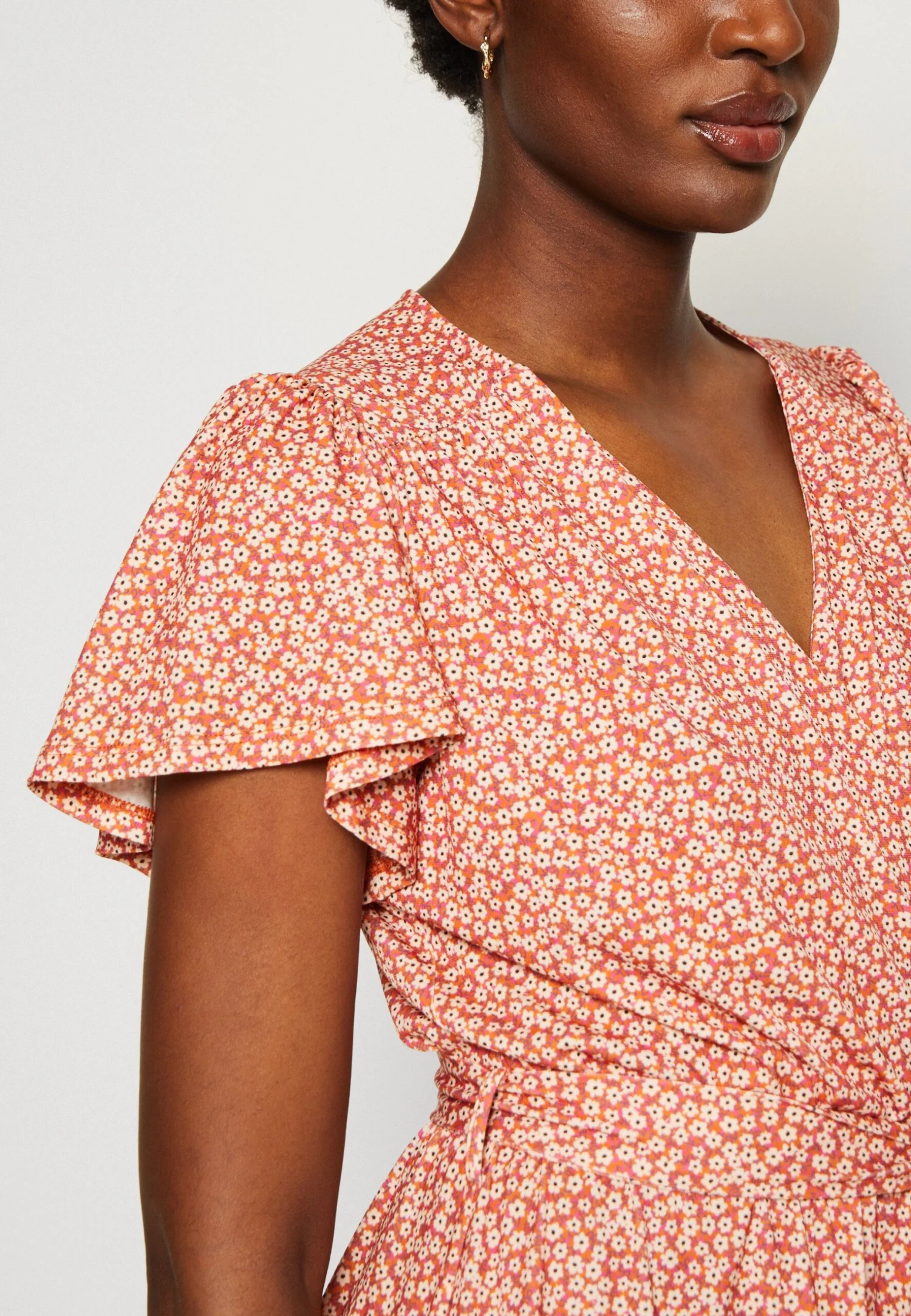 Anna Field Jurk - Brown/White - Image 8