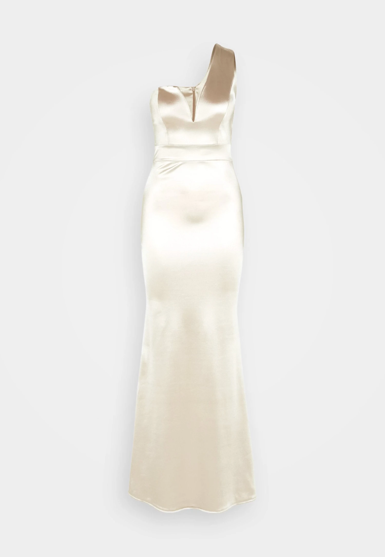 Wal G Evalina One Sleeve Maxi - Galajurk - Champagne - Image 5