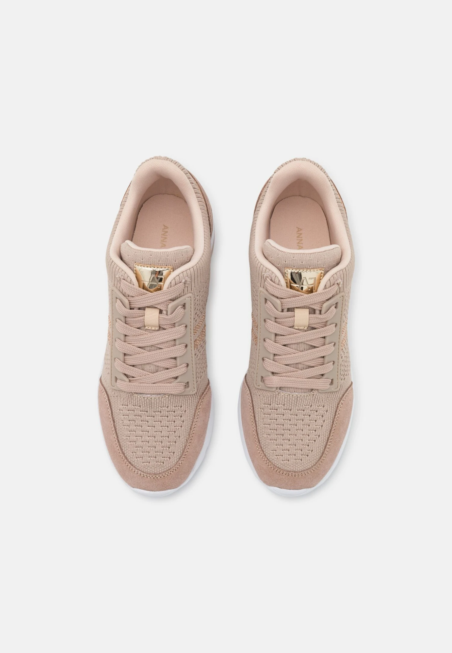 Anna Field Leather Mix - Sneakers Laag - Beige - Image 6