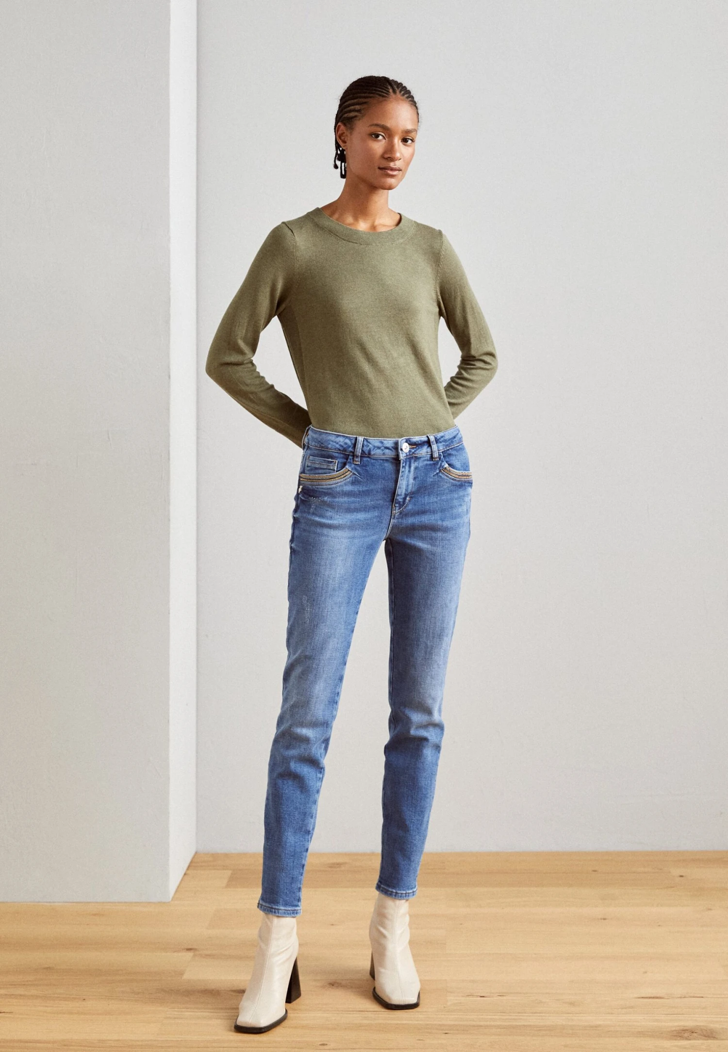 Mos Mosh Sumner Vivid - Slim Fit Jeans - Blue - Image 2