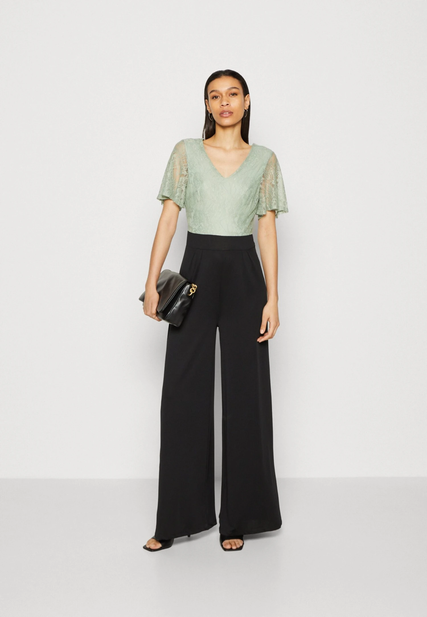 Anna Field Jumpsuit - Light Green/Black - Image 2