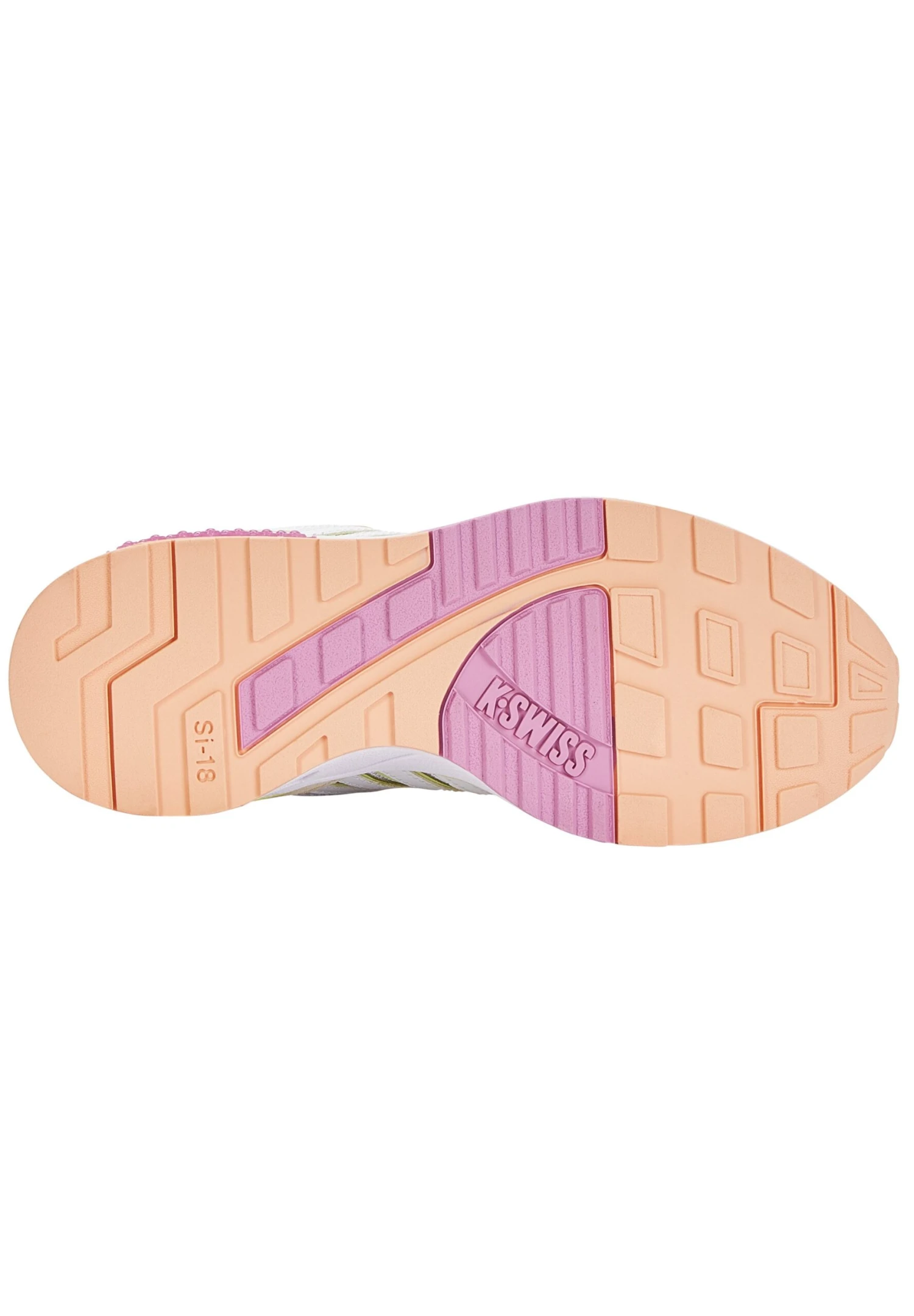 K-Swiss Si-18 Rannell - Sneakers Laag - White Almost Apricot Daquiri Green - Image 4