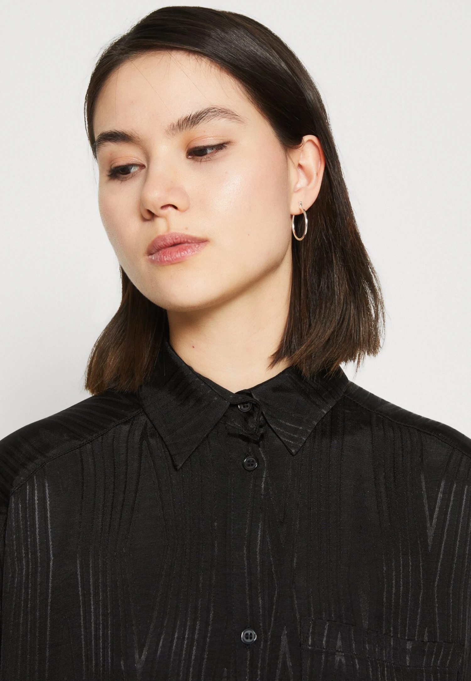 Monki Blousejurk - Black Jaquard - Image 6