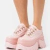 KOI FOOTWEAR Melanie Martinez Ribbon Cake Platform Shoes - Sneakers Laag - Pink/Purple