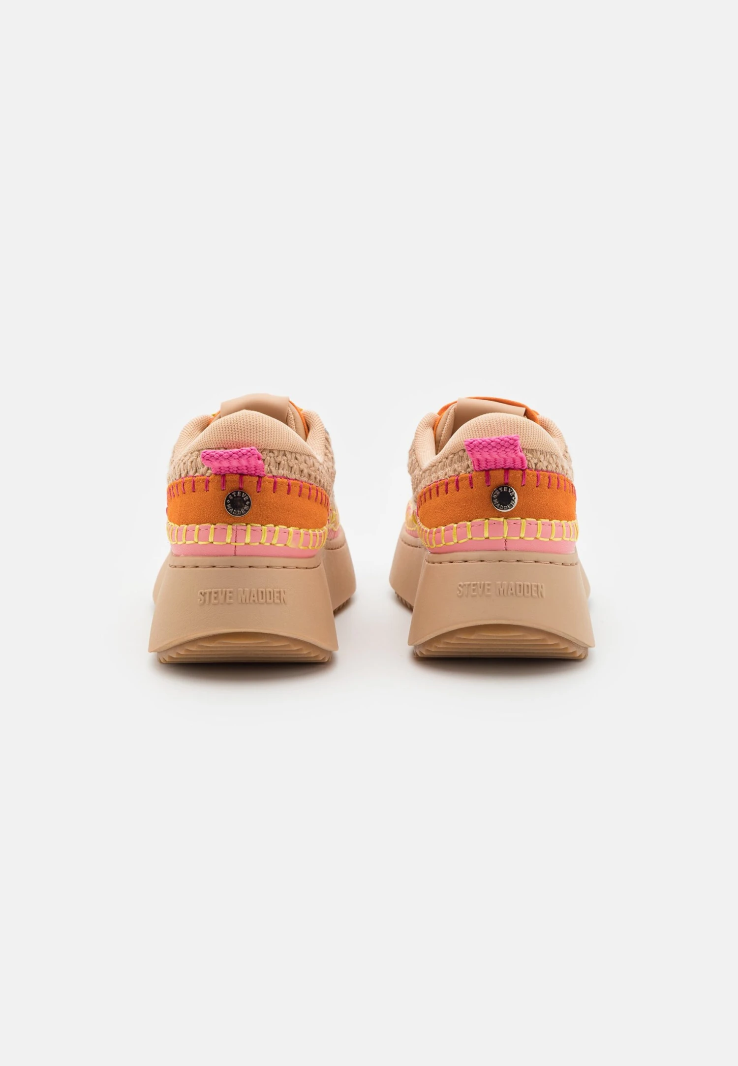 Steve Madden Doubletake - Sneakers Laag - Natural/Orange - Image 3