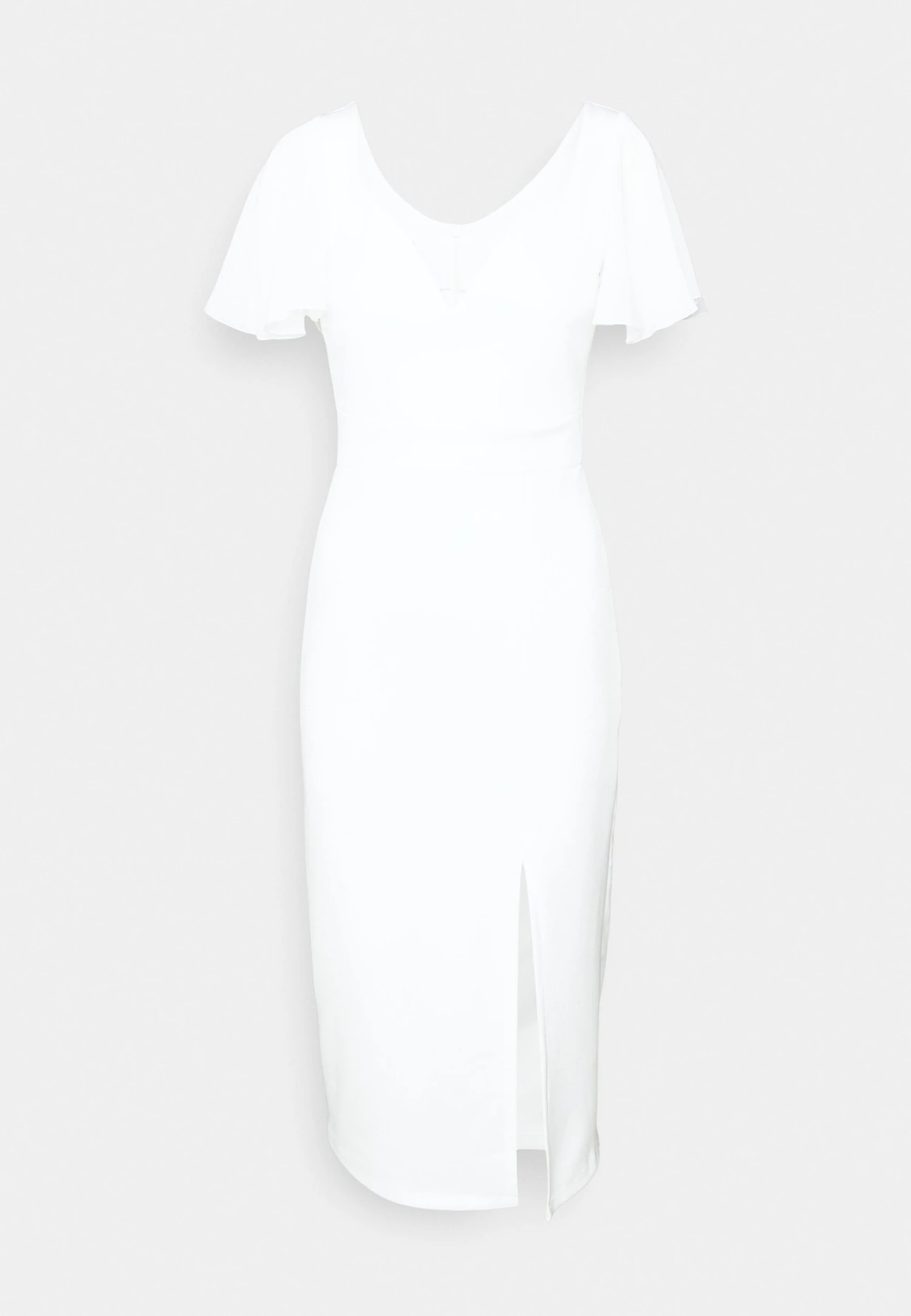 Lembera Sleeve Midi Dress - Etui-Jurk - White - Image 5