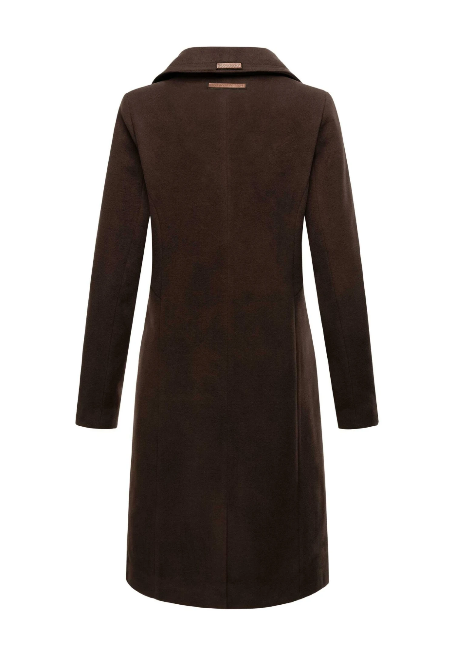 Navahoo Wooly - Halflange Jas - Dark Choco - Image 2