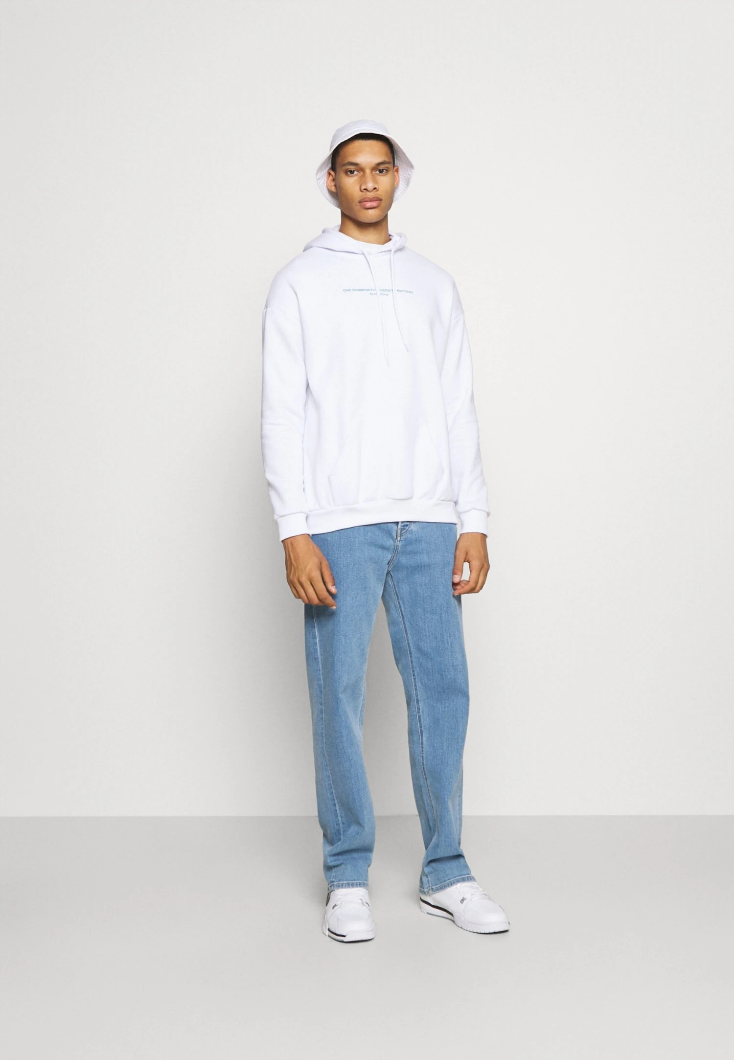 YOURTURN Unisex - Hoodie - White - Image 2