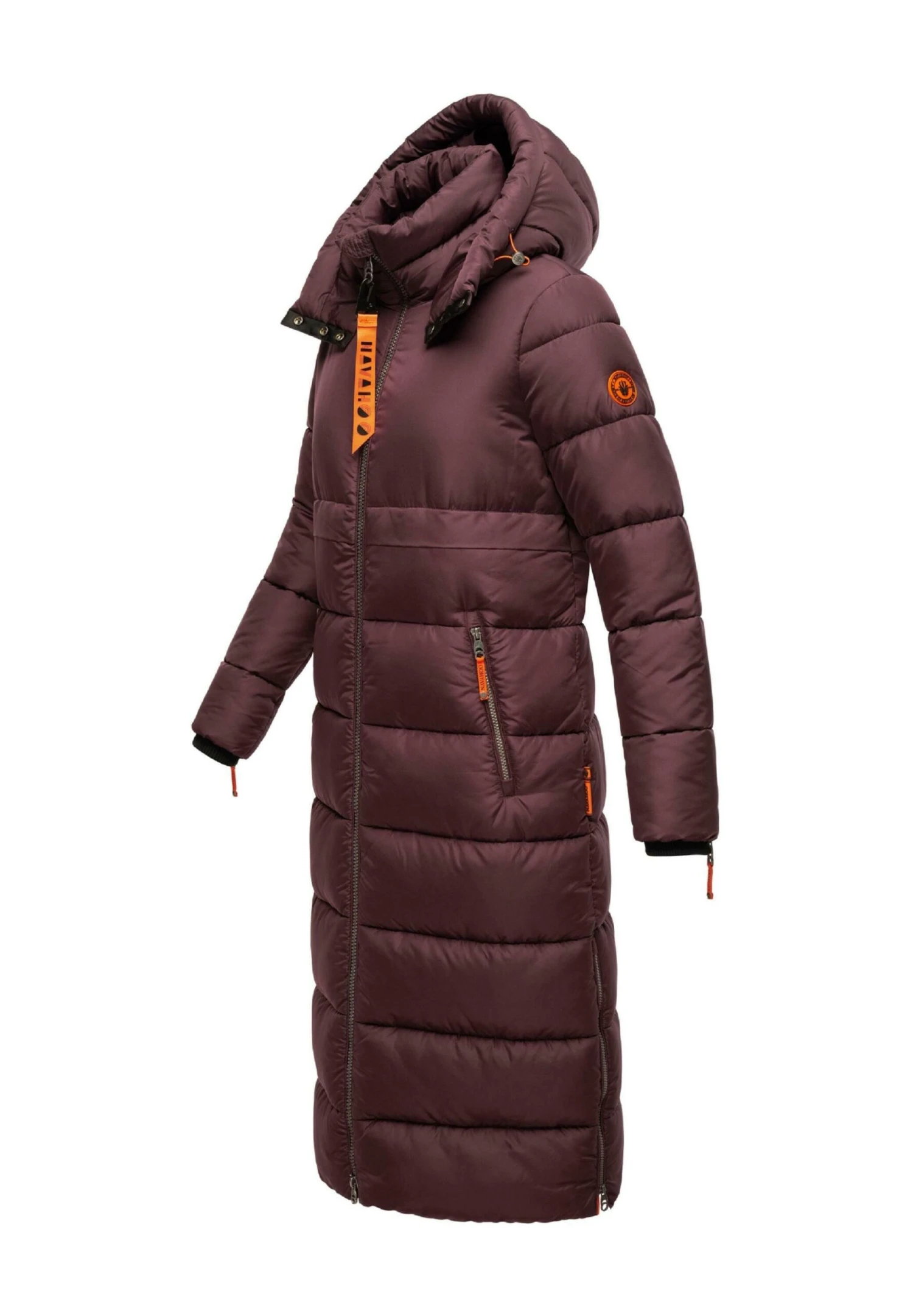 Navahoo Kristallblume - Winterjas - Dark Red Melange - Image 2