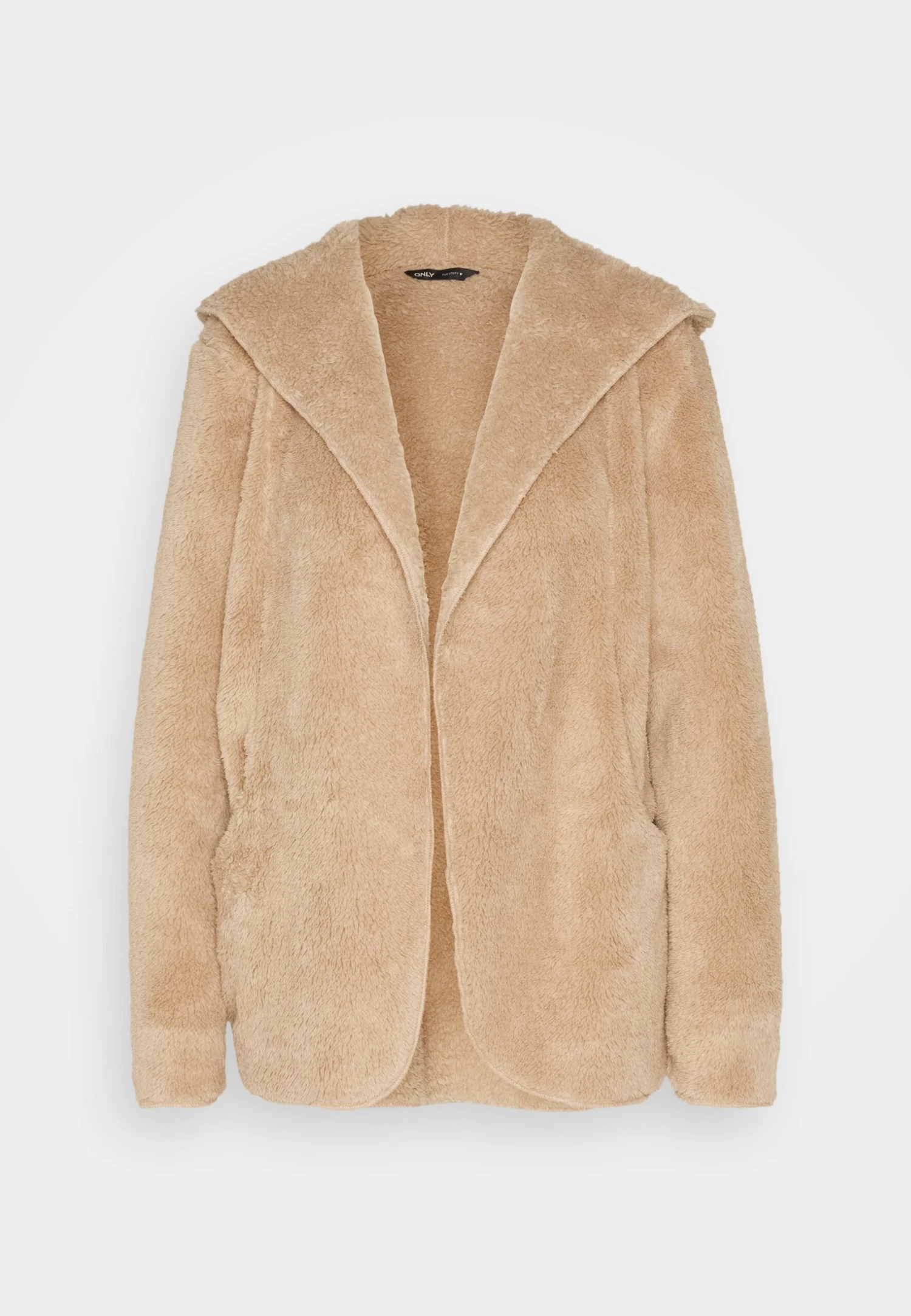 ONLY Onlcontact Hood Sherpa Coat - Lichte Jas - Humus - Image 5