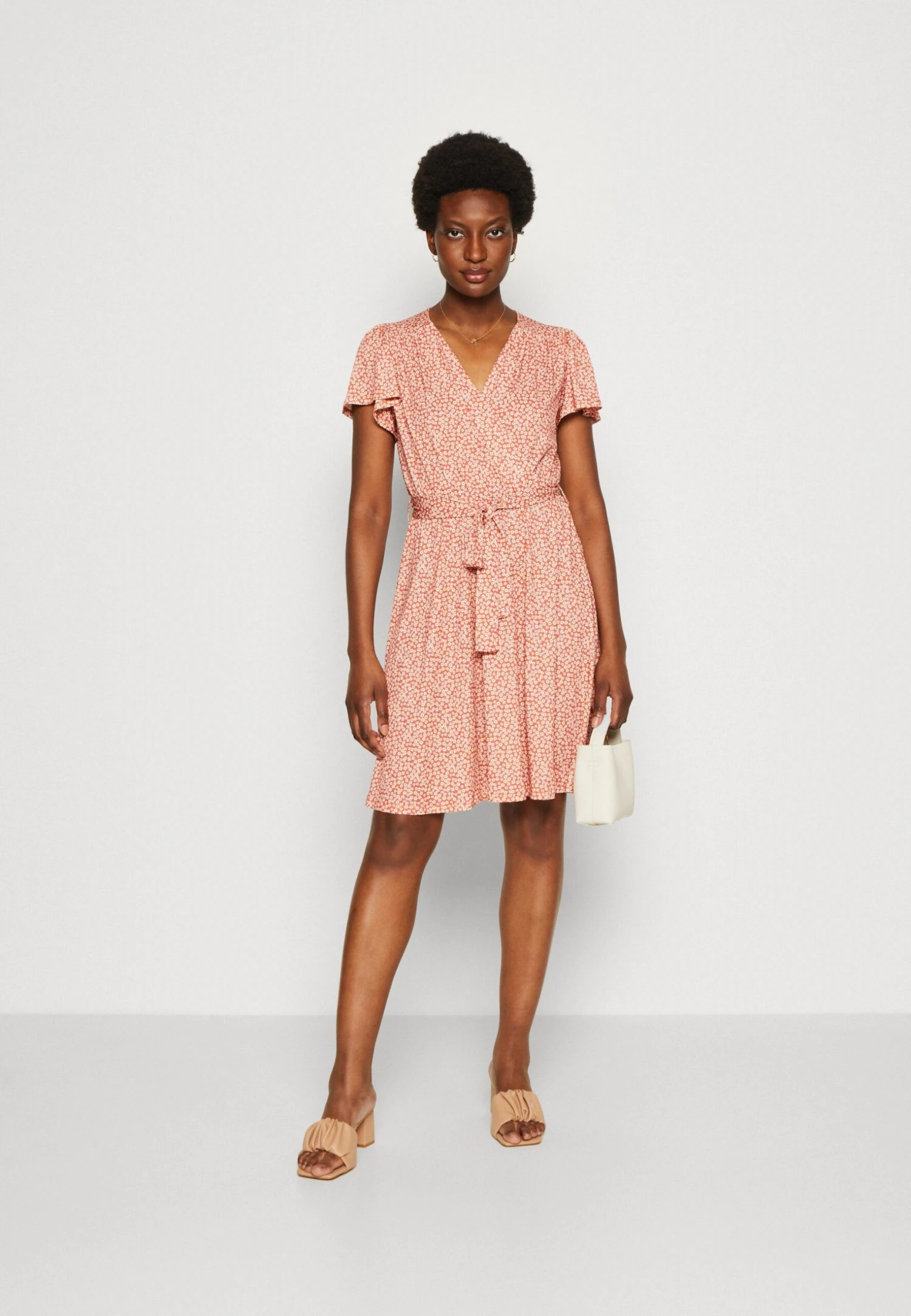 Anna Field Jurk - Brown/White - Image 5