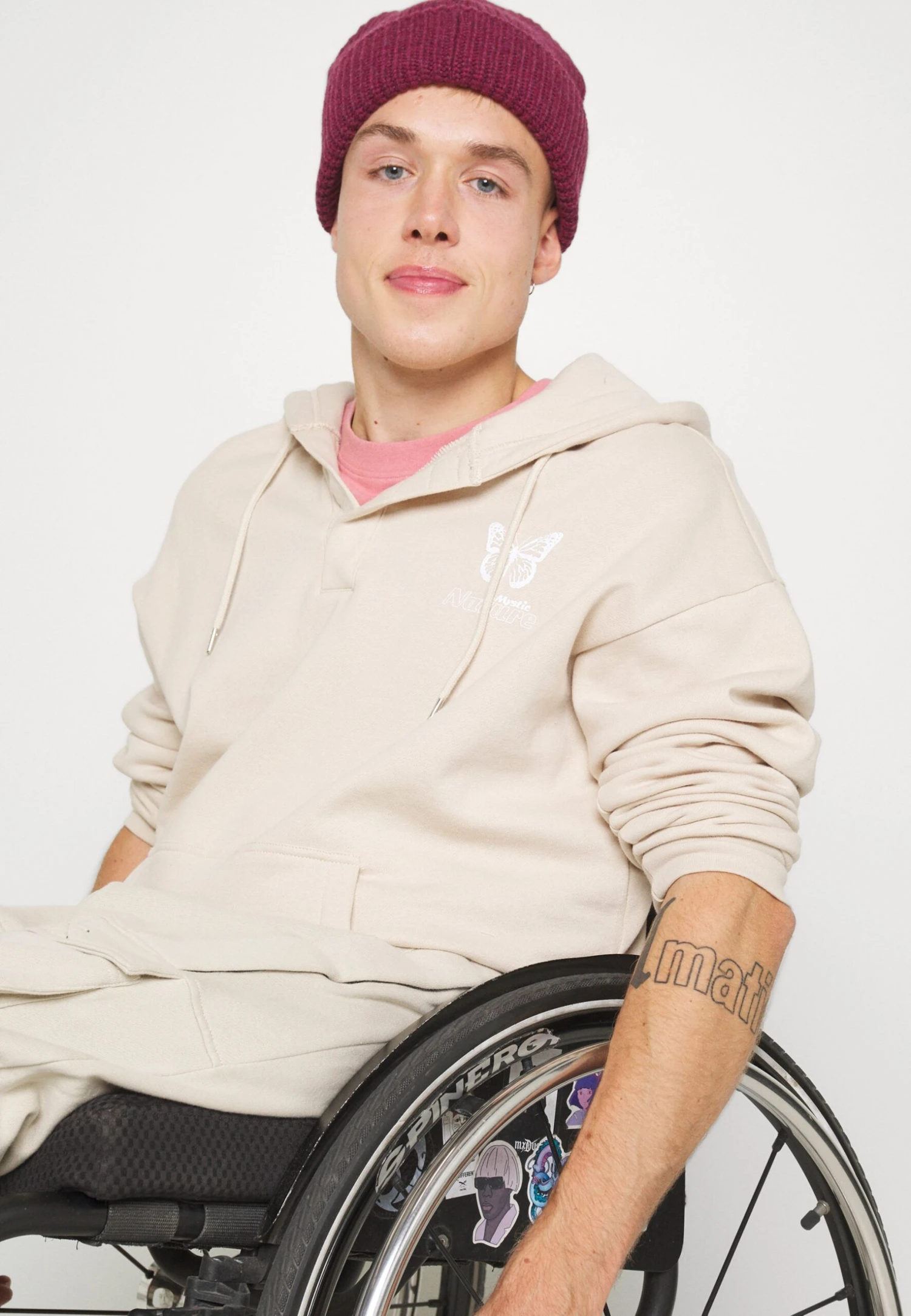 YOURTURN Unisex - Sweater - Beige - Image 7